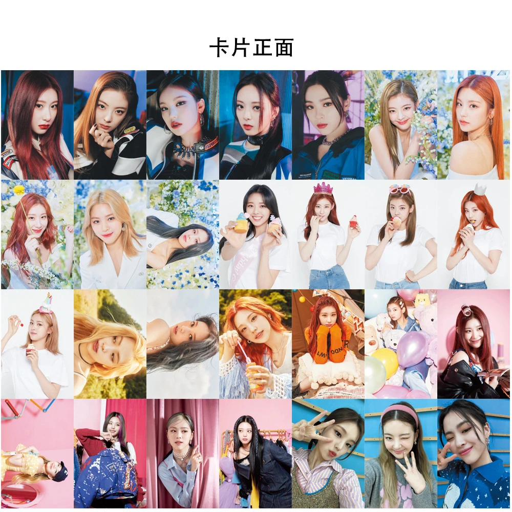 54 шт./компл. Kpop ITZY двойная Фотокарта Новый Ablum 2022 Корея открытка ЛОМО открытки