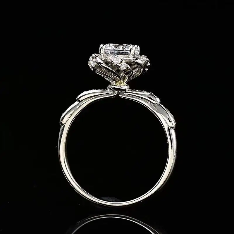 Кольца с мусанитом и бриллиантами 1 карат 2022 |