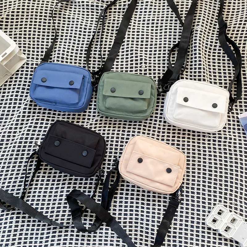 

Japanese Crossbody Bag Small Bag Women's Versatile Crossbody Korean Version Casual Trend Student Men's Shoulder Bag