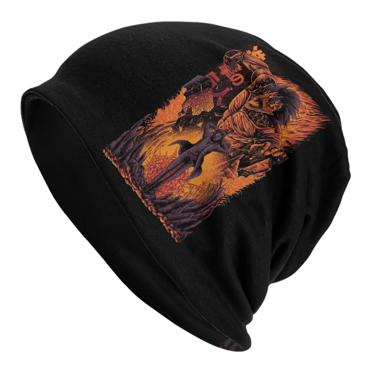 

Shingeki No Kyojin Bonnet Hat Casual Street Attack On Titan Skullies Beanies Hats Men's Women's Warm Dual-use Caps