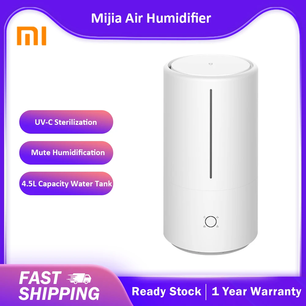 

Умный увлажнитель воздуха Mijia, 450 мл/ч, с управлением через приложение