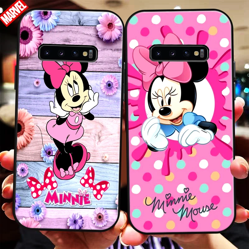 

Cute Cartoon Minnie Mouse For Samsung Galaxy S10 S10 Plus Lite S10E S10 5G Phone Case Coque TPU Carcasa Silicone Cover Funda