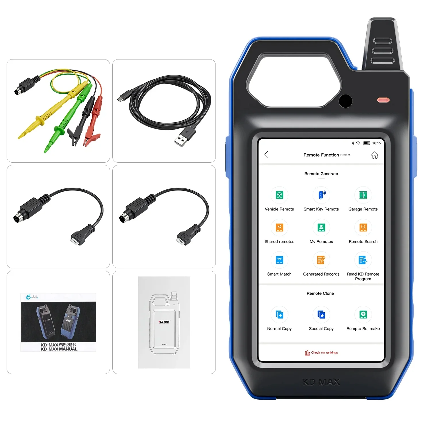 

KEYDIY KD-MAX KD MAX автоматический ключ программатор дистанционный генератор чип-ридер тестер частоты