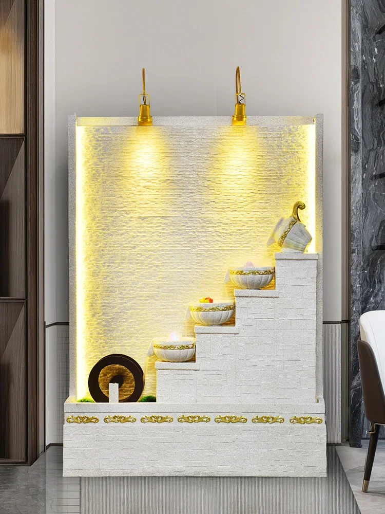 w europejskim stylu na ścianie wodnej skalna cyrkulacyjna fontanna sklep firmowy willa korytarz wewnętrzny krajobraz ozdoby podłogowe