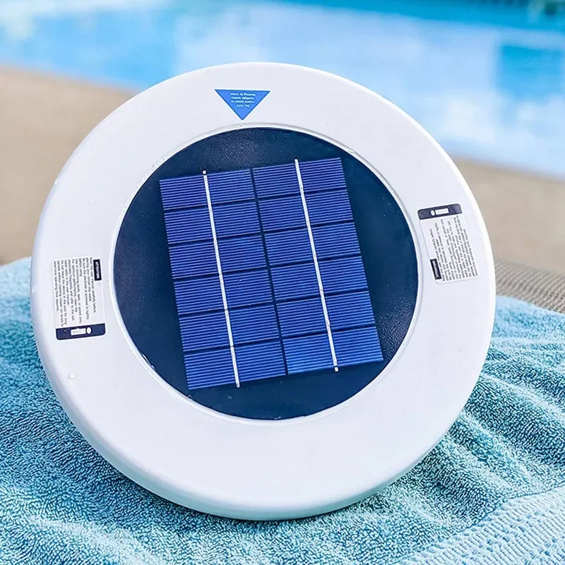 

Solar Pool-Ionizer,Copper Silver Ion Swimming Pool Purifier Water Purifier,Kills-Algae Pool Ionizer for Outdoor Hot Tub