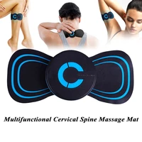 portable multifunctional cervical spine massage mat mini electric massager back and shoulder neck body massager