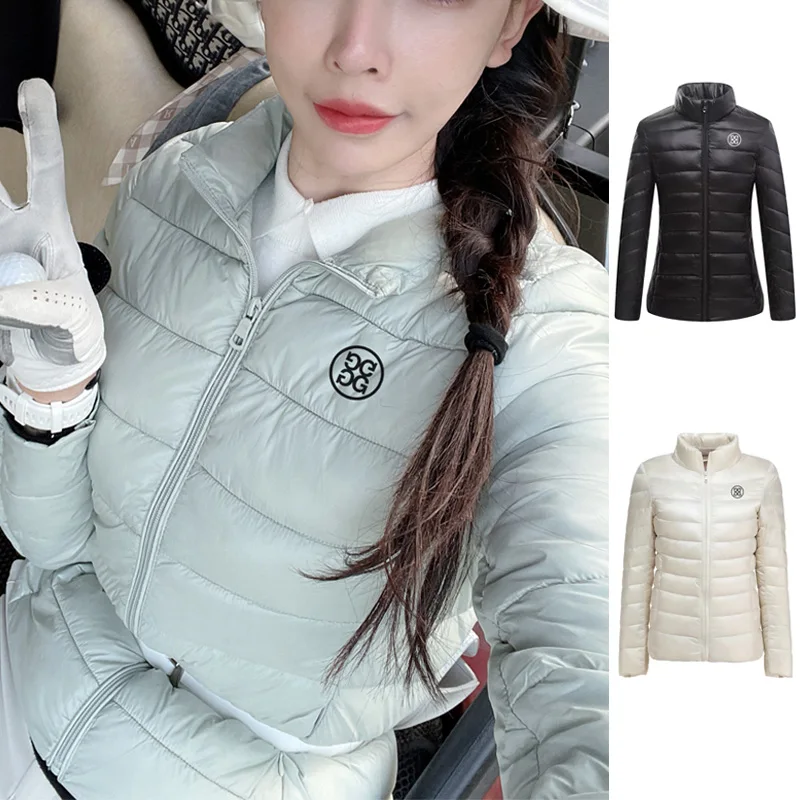 Winter Golf Clothing Women's Warm Down Jacket Slim And Lightweight Outdoor Sports Wind Proof Fashion High Quality Down Jacket