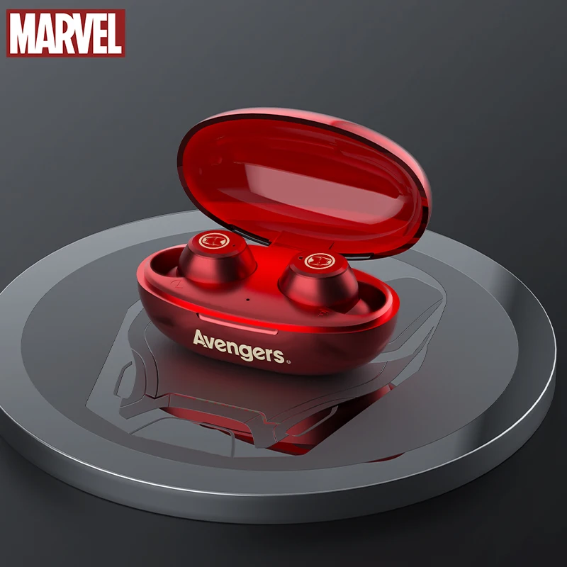 Оригинальные беспроводные Bluetooth наушники Disney BTMV25 Iron Man шумоподавляющие