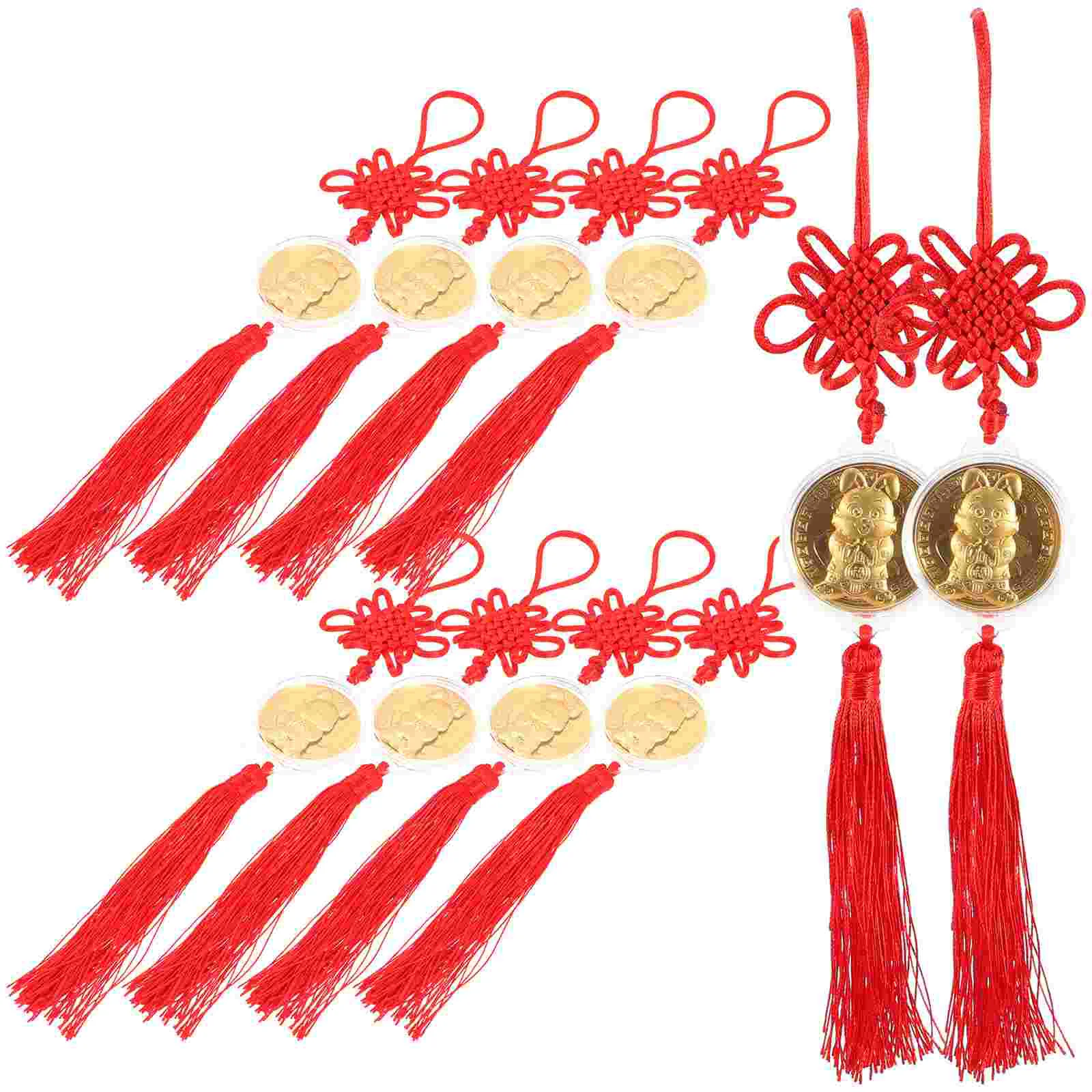 

Year Chinese New Pendantgift Rabbit Hanging Spring Festival Knot Room Ornament Zodiac Decoration Shui Fengcollection Favors