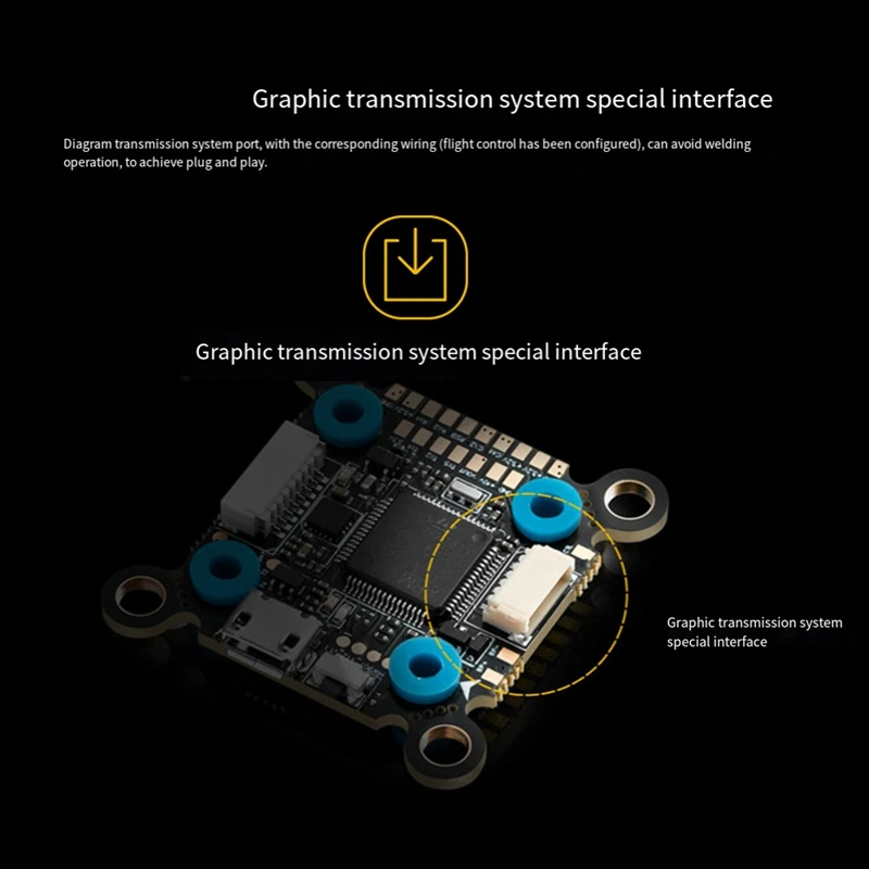 Контроллер полета для Hobbywing Xrotor F7 5 В и 12 двойная цепь BEC гоночного дрона FPV