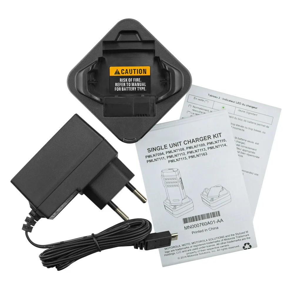 PMLN7110 PMLN7094 Single-Unit Charger Compatible for Motorola SL300 TLK100 SL300e SL3500e SL1M SL1600 SL2600 Portable Radios