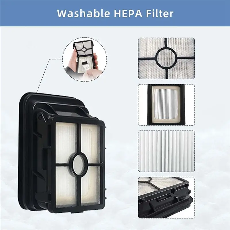 Фото (MEOF) HEPA-фильтры для пылесосов Bissell Crosswave Cordless Max Series 2554A, 2590, 2593, 2596, запчасти для пылесосов №2