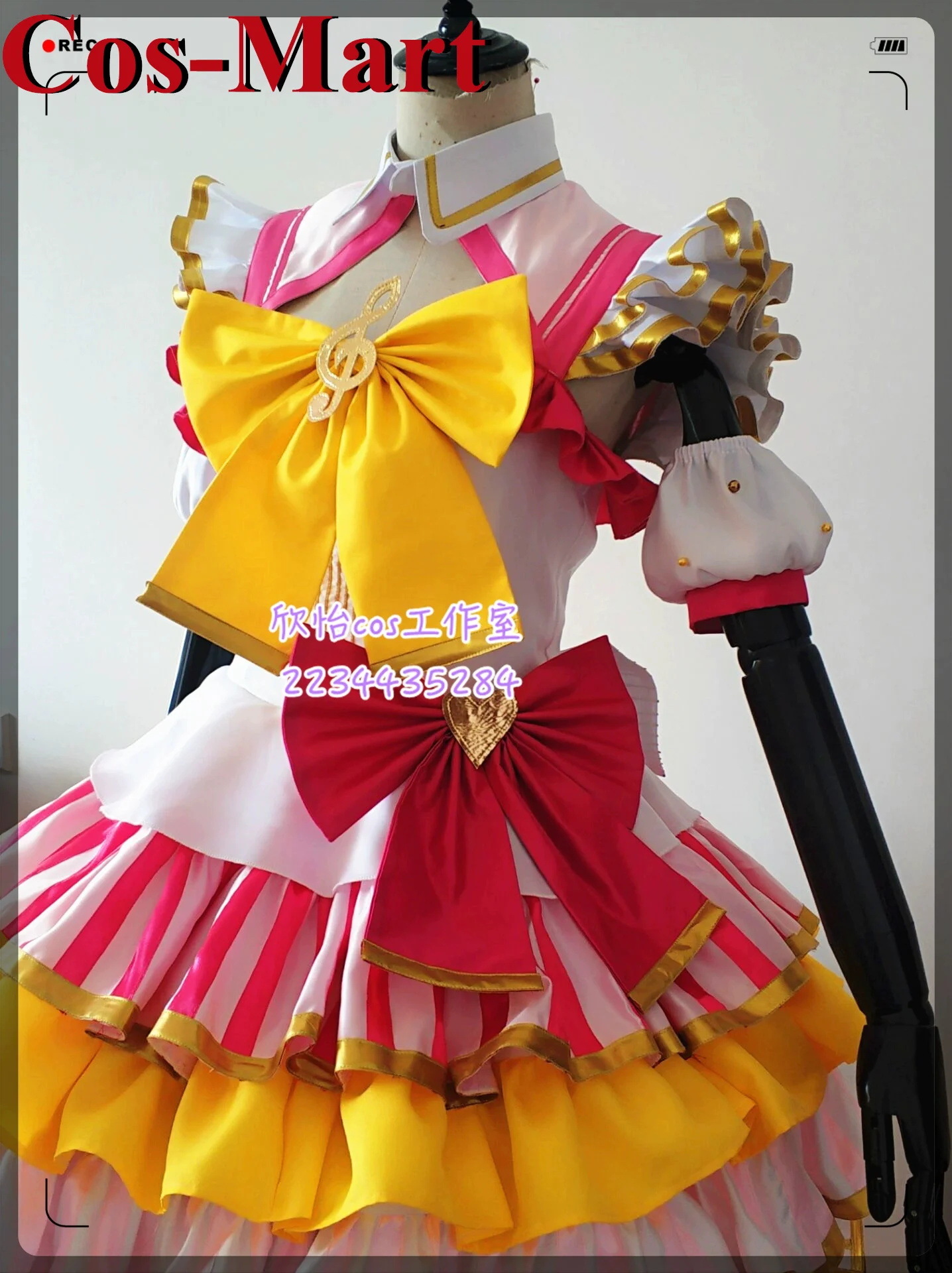 Cos-Mart Puripara Manaka Laala Косплей Костюм Великолепная Элегантная Боевая Униформа