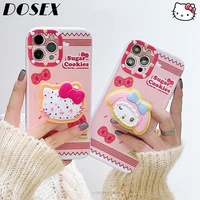 sanrio hello kitty my melody phone case for iphone 12 13 11 pro max case 7 8 plus female x xs xr max women female girls cover