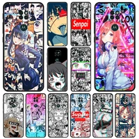 ahegao manga girl Phone Case for Motolora Moto G50 G60 G30 Play Power Lite Stylus Edge Lite One Fusion E6s Cover