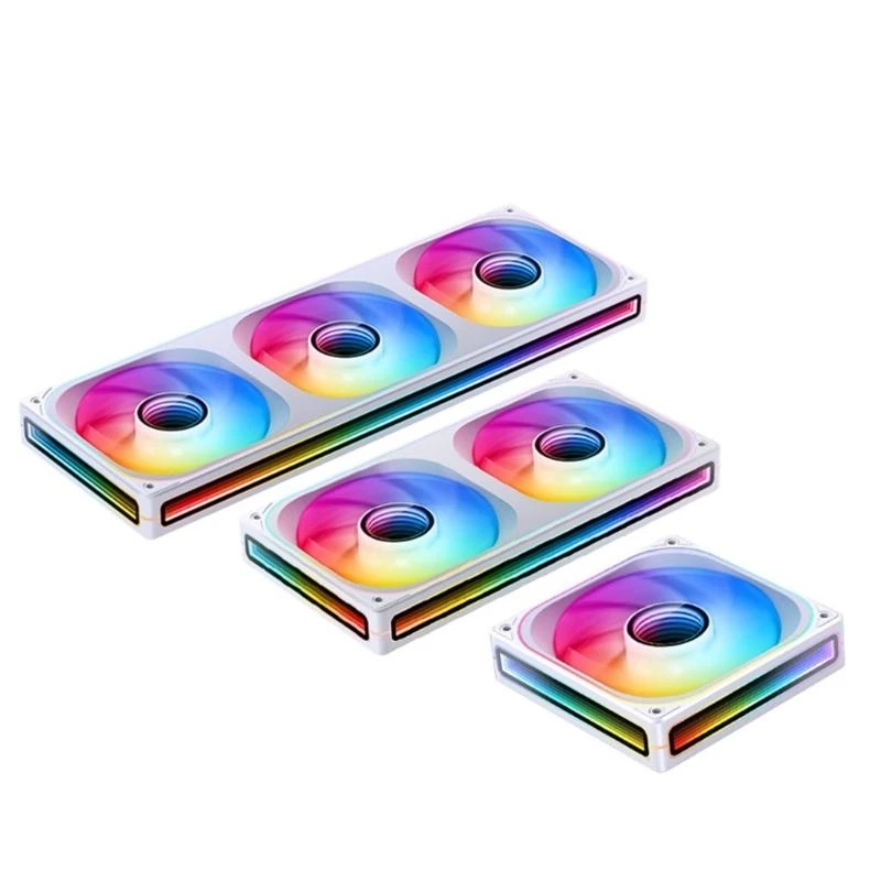 Фото G6DD Advanced 120 240 360 Однокорпусный вентилятор Вентилятор с RGB-подсветкой 1/2/3 x 120 мм Конструкция с высоким статическим №1