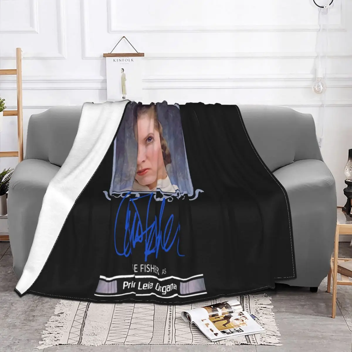 Carrie Fisher 2015 Masterwork Auto 10 принцесса Лея Органа размер S5Xl новый дизайн с принтом