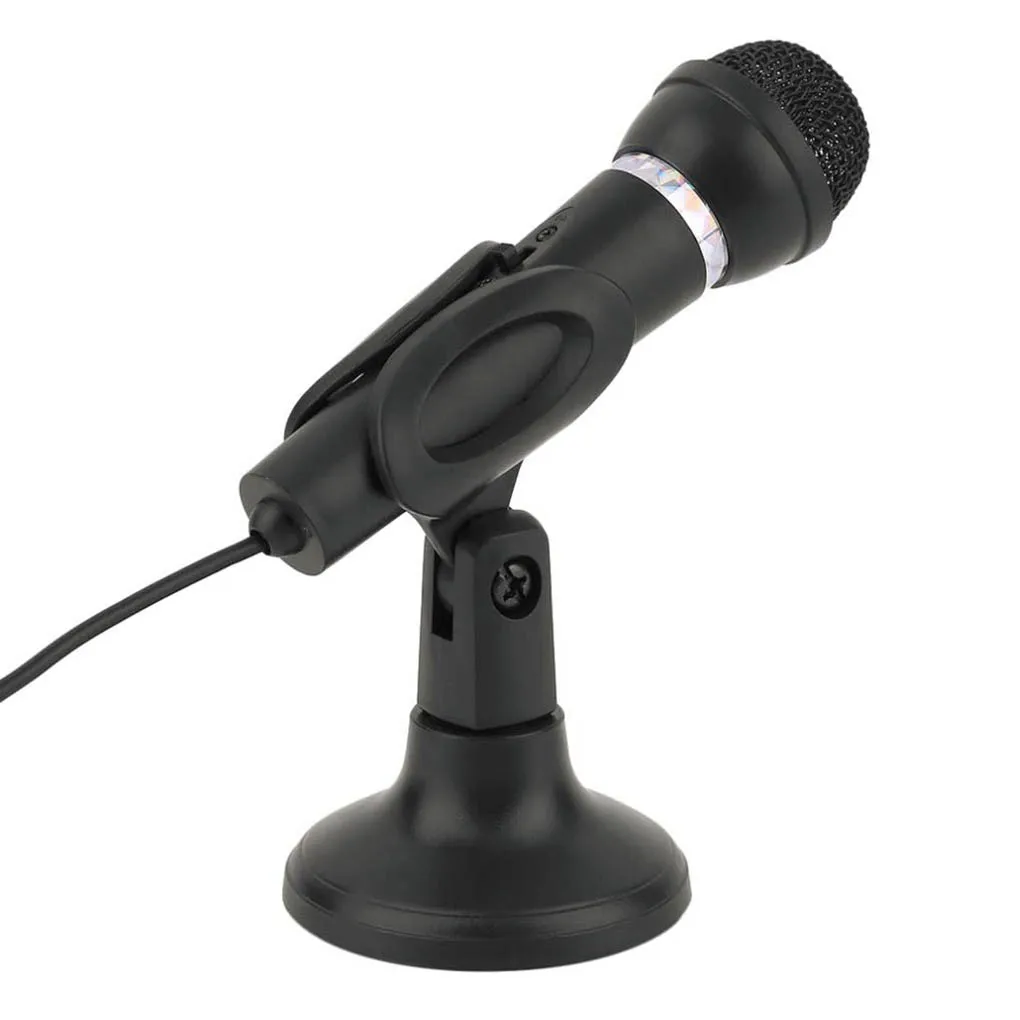 

Desktop Wired Microphone Computer Laptop Adjustable Wired Microphone Gaming Live Streaming Chatting Mic