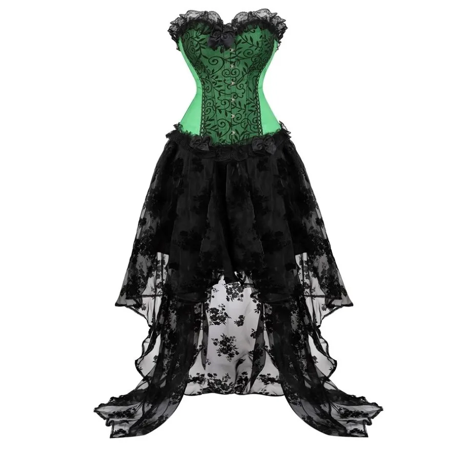 

Женское сексуальное кружевное платье, корсет с оборками, топ, винтажное жаккардовое бюстье, женское нижнее белье