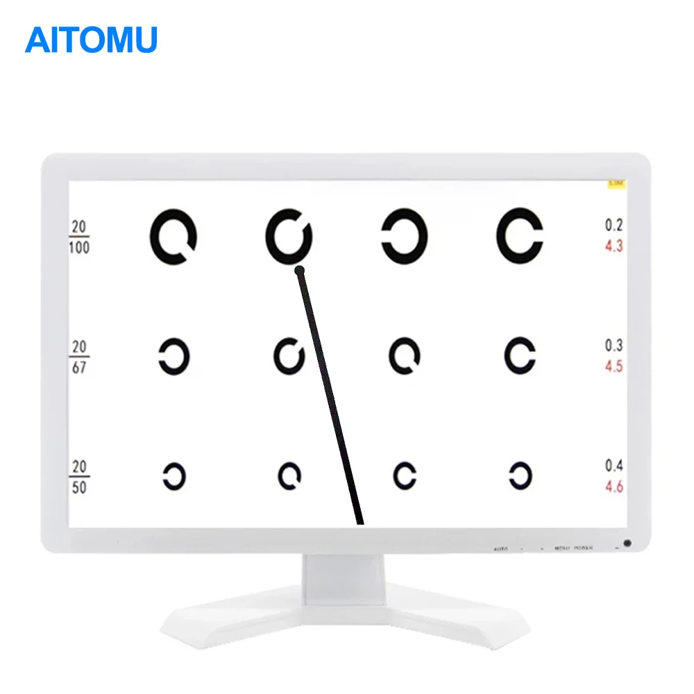 

VC-3 Screen Vision Chart Panel Led Visual Acuity Testing Chart 19 Inch Eye Vision Ophthalmic LCD Optical tester Monitor