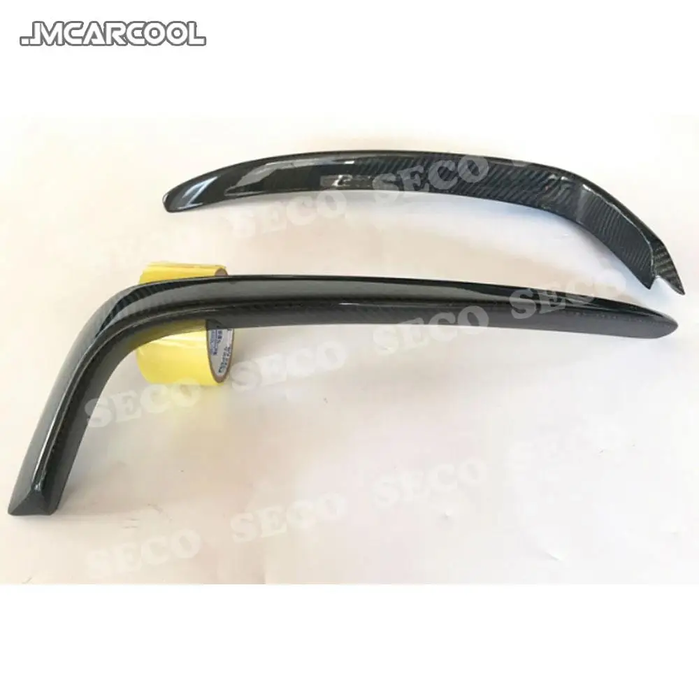 2 шт./компл. передние противотуманные фары из углеродного волокна/FRP рамка для век