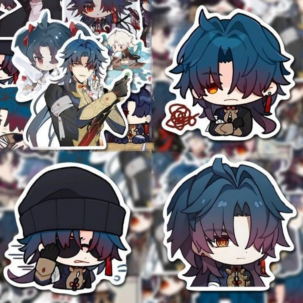 48 шт. наклейки в стиле аниме Honkai: Star Rail Blade для ноутбука гитары телефона