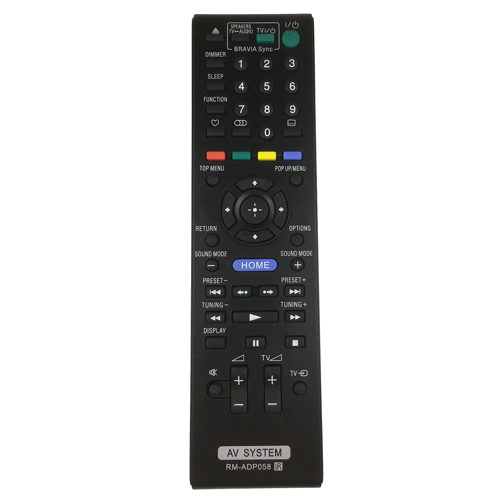 

-ADP058 Remote Control for Home Theater Blu-Ray Remote Control BDV-E280 BDV-E380 Remote