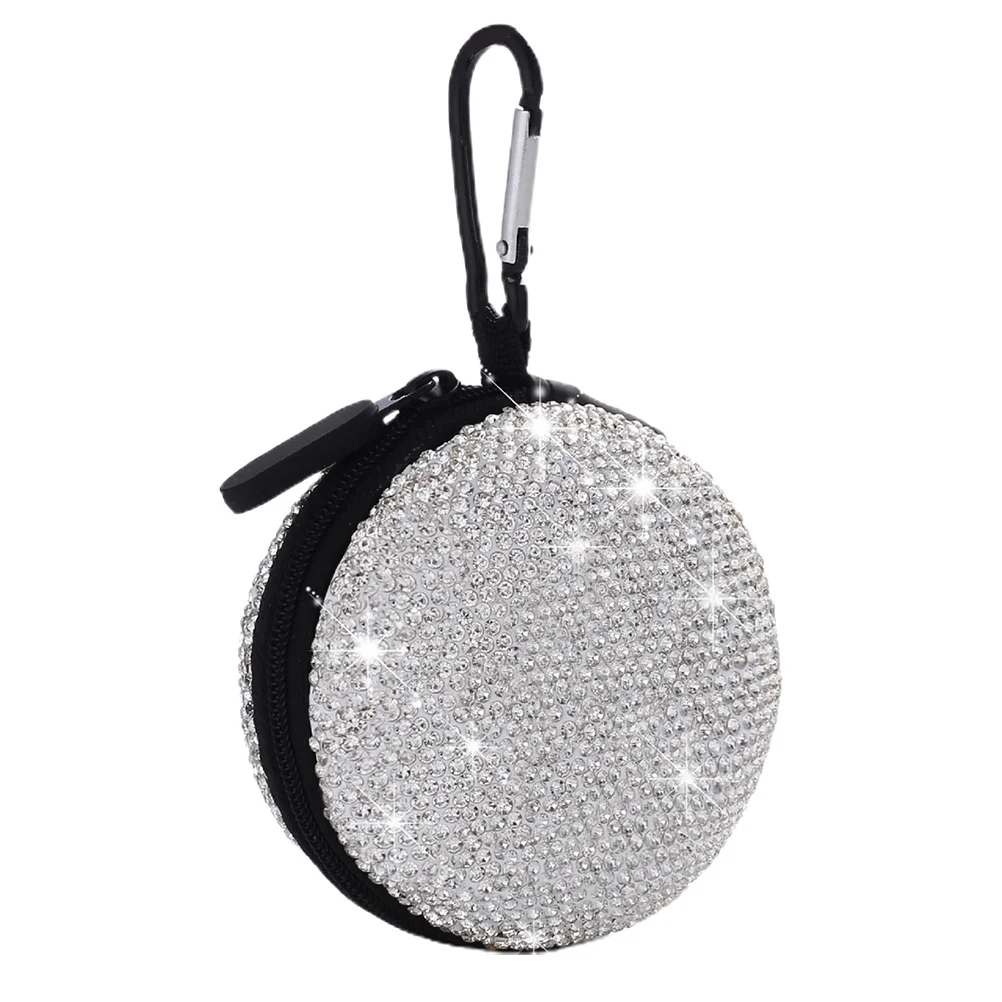 

Ear Headphones Wireless Storage Bag Data Cables Organizer USB Shock-proof Earphone Container Eva Round Travel