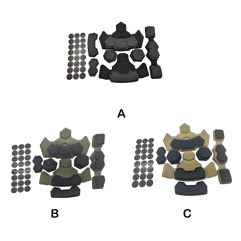 

Комплект противоударных вкладышей для шлема, губчатая Подушка, поглощающие пот шлемы, Комплект подушек, обновленные аксессуары, запасные части, зеленый