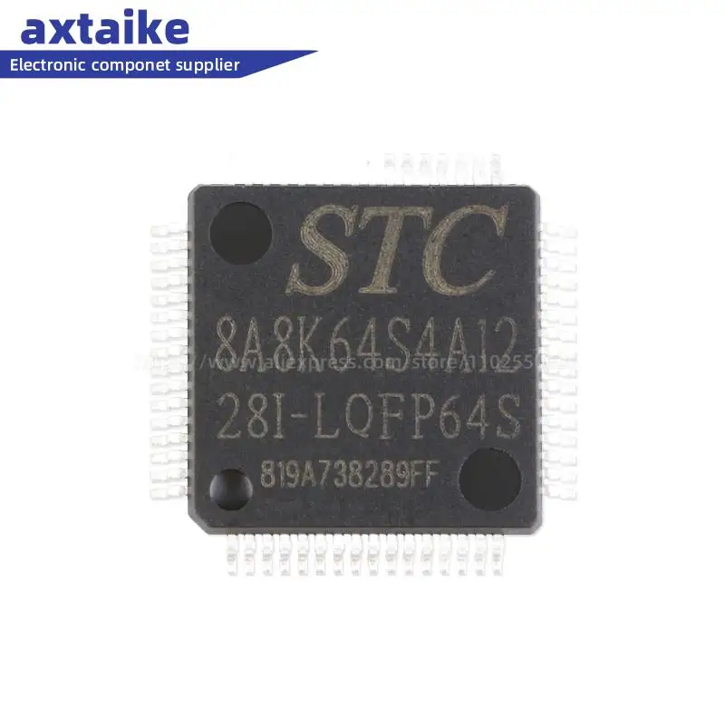 

Original Genuine STC8A8K64S4A12-28I-LQFP64 Single-Chip Microcomputer Integrated Circuit Chip EEPROM ISP 8A8K64S4A12 MCU IC