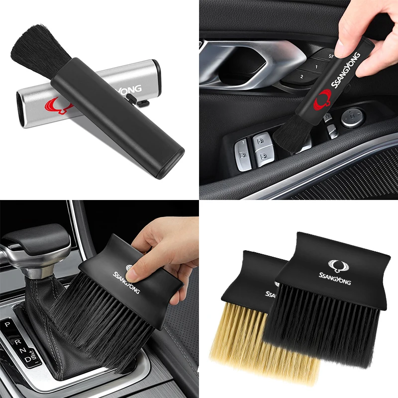 

Car Cleaning Brush Air Outlet Dust Cleaning Brush For Ssangyong Actyon Rexton 2 Scanner Korando Rodius Kyron Tivoli Musso Stavic