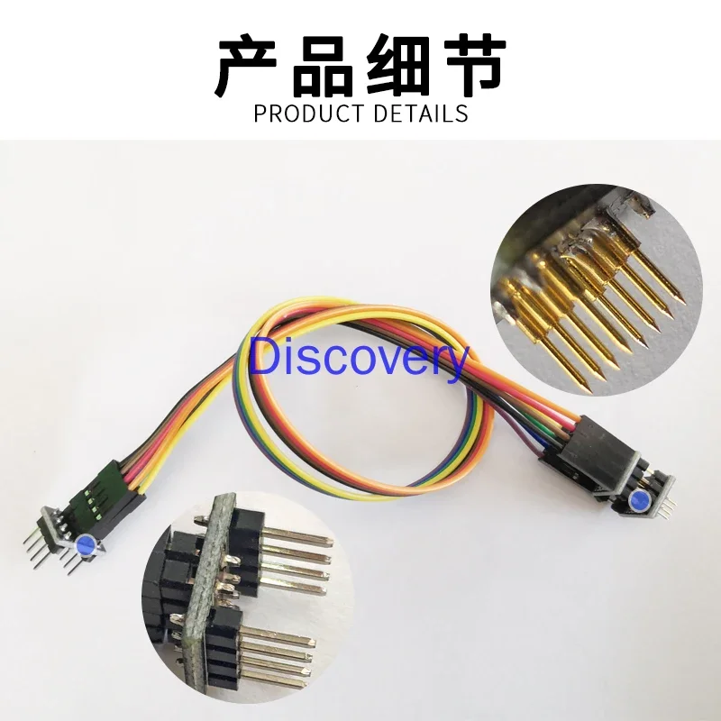 Фото Тестовый зонд-пробник Pogo Pin 1.27 для чипов SOP, WSON, SOIC, VSOP, SPI FLASH 8P с кабелем 30 см №4