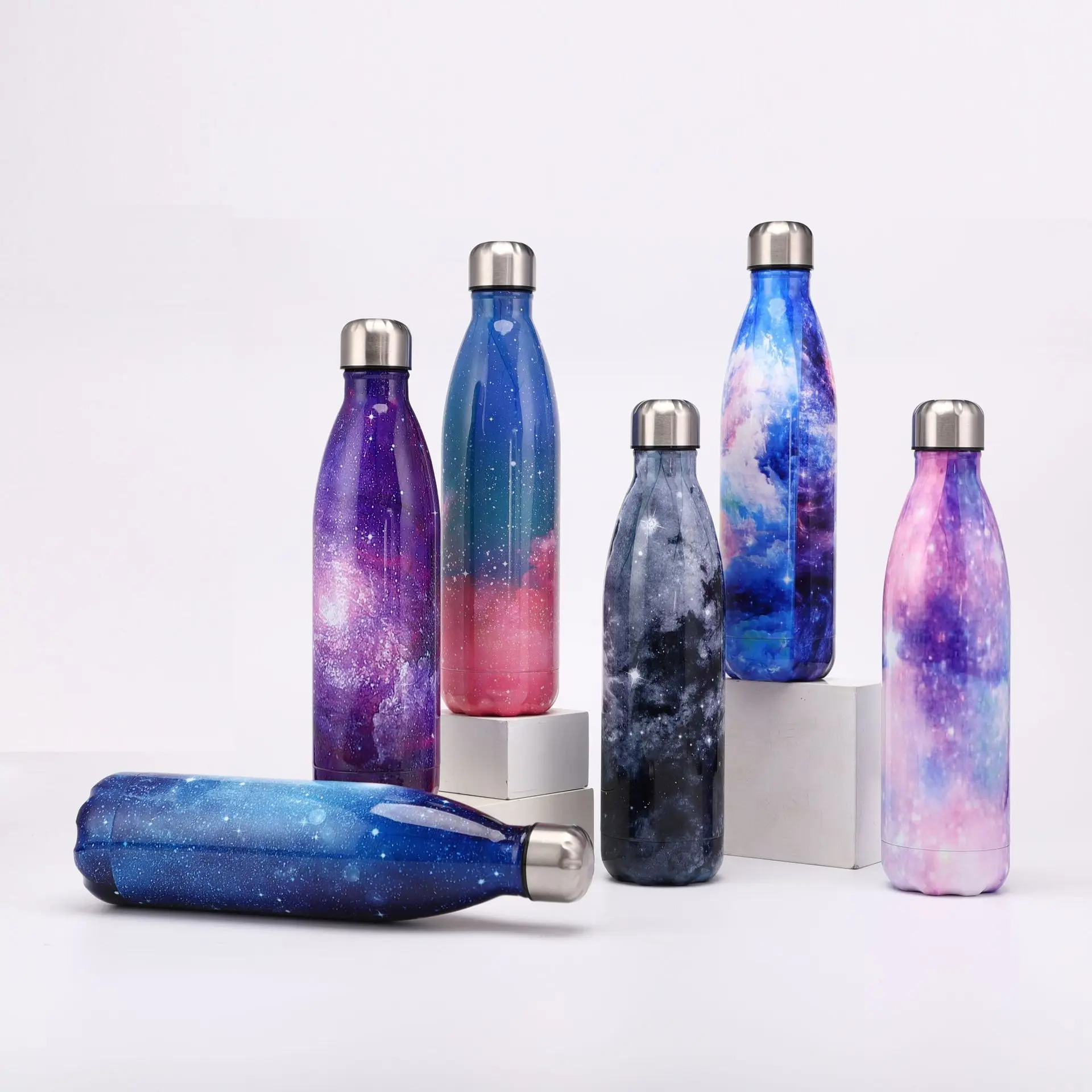 

1PC 304 Stainless Steel Thermos Cup Chaopai Outdoor Sports Water Cup Creative Coke Bottle