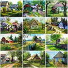 Evershine Алмазная мозаика дом картина стразами Алмазная вышивка пейзаж полная площадь Алмазная живопись поселок рукоделие хобби подарок ручной работы декор для дома