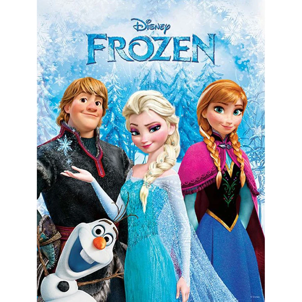 

Disney Cartoon Frozen Princess Elsa Anna 5D Diamond Painting Full Drill Embroidery Picture Rhinestones Mosaic Cross Stitch Home
