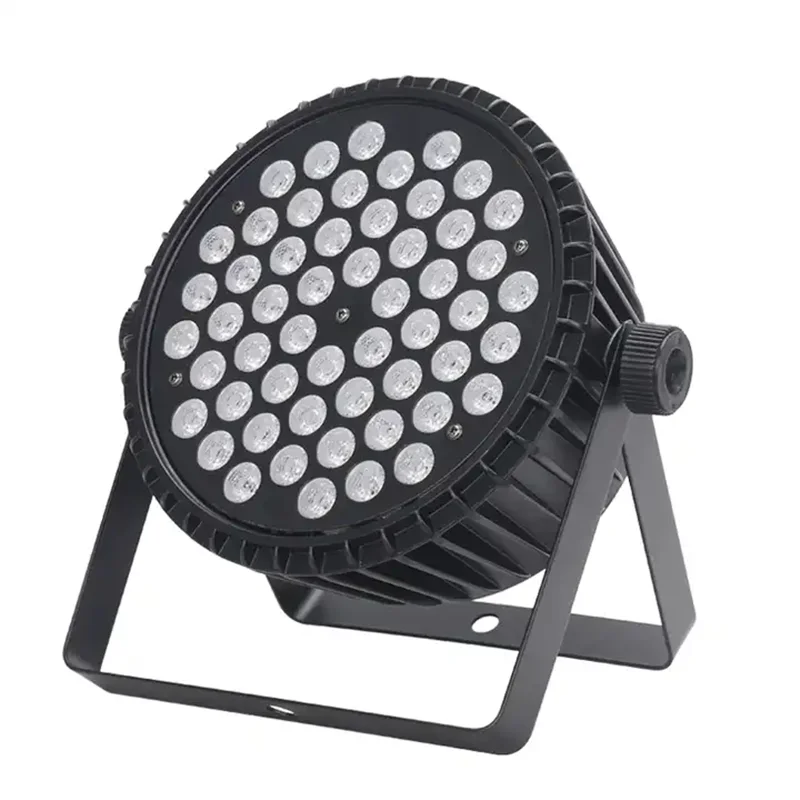 Фото Светодиодный прожектор 54x3W Full Color LED Flat Par с эффектом заливающего света, для дискотек, баров, клубов, вечеринок, свадеб, концертов, DMX512, сценическое освещение, световое оборудование для мероприятий и шоу. №1