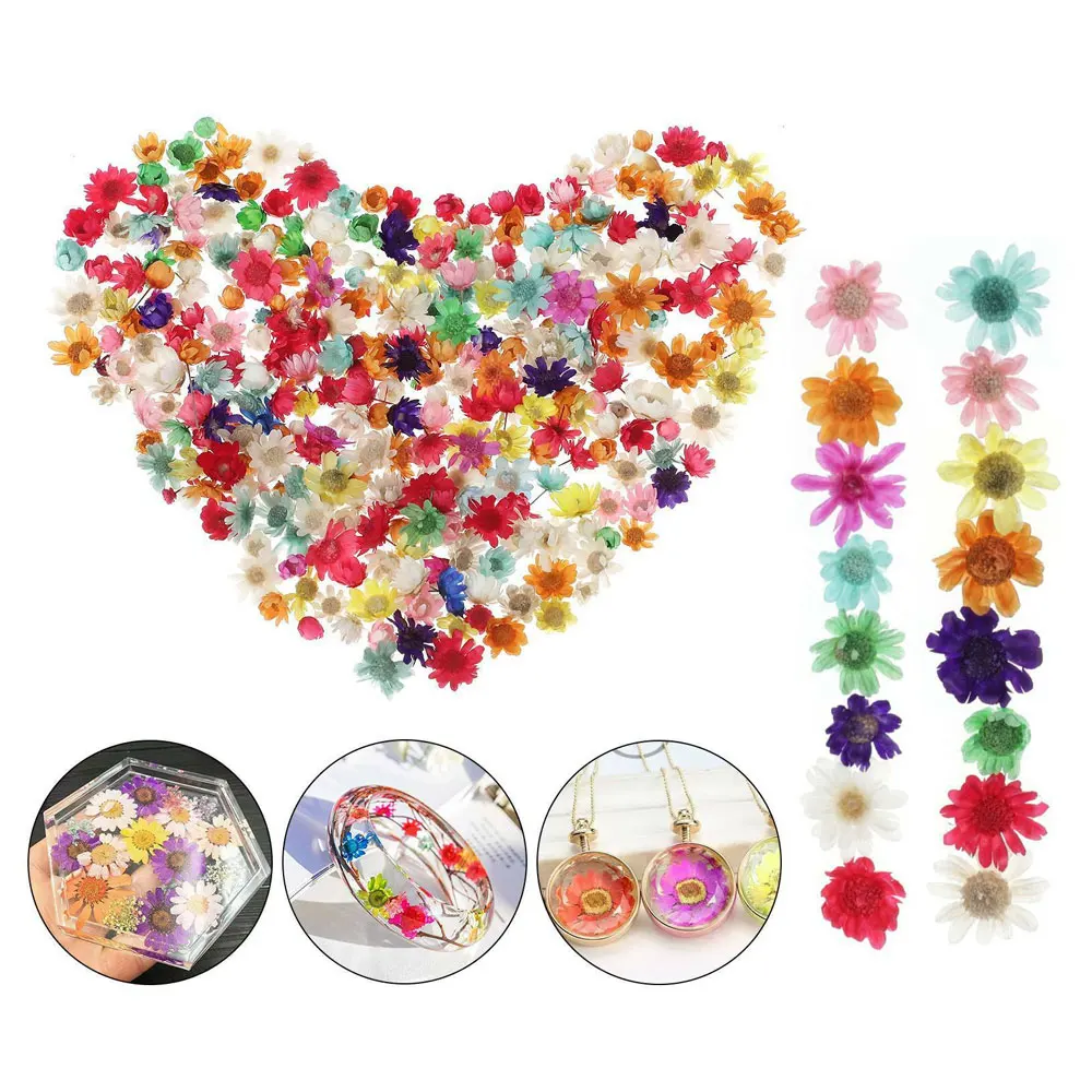 

200pcs Dried Flowers for DIY Aluminum Foil Rose Gold Rose Lasting Eternal Love Epoxy Resin Candle Making Jewellery Glass Filler