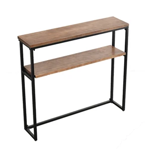 Wood Iron Side Table Against The Wall Narrow Table Modern Solid Wood Nordic Living Room Storage Shelf Long Kitchen Table Wood Iron Side Table Against The Wall Narrow Table Modern Solid Wood Nordic Living Room Storage Shelf Long Kitchen Table