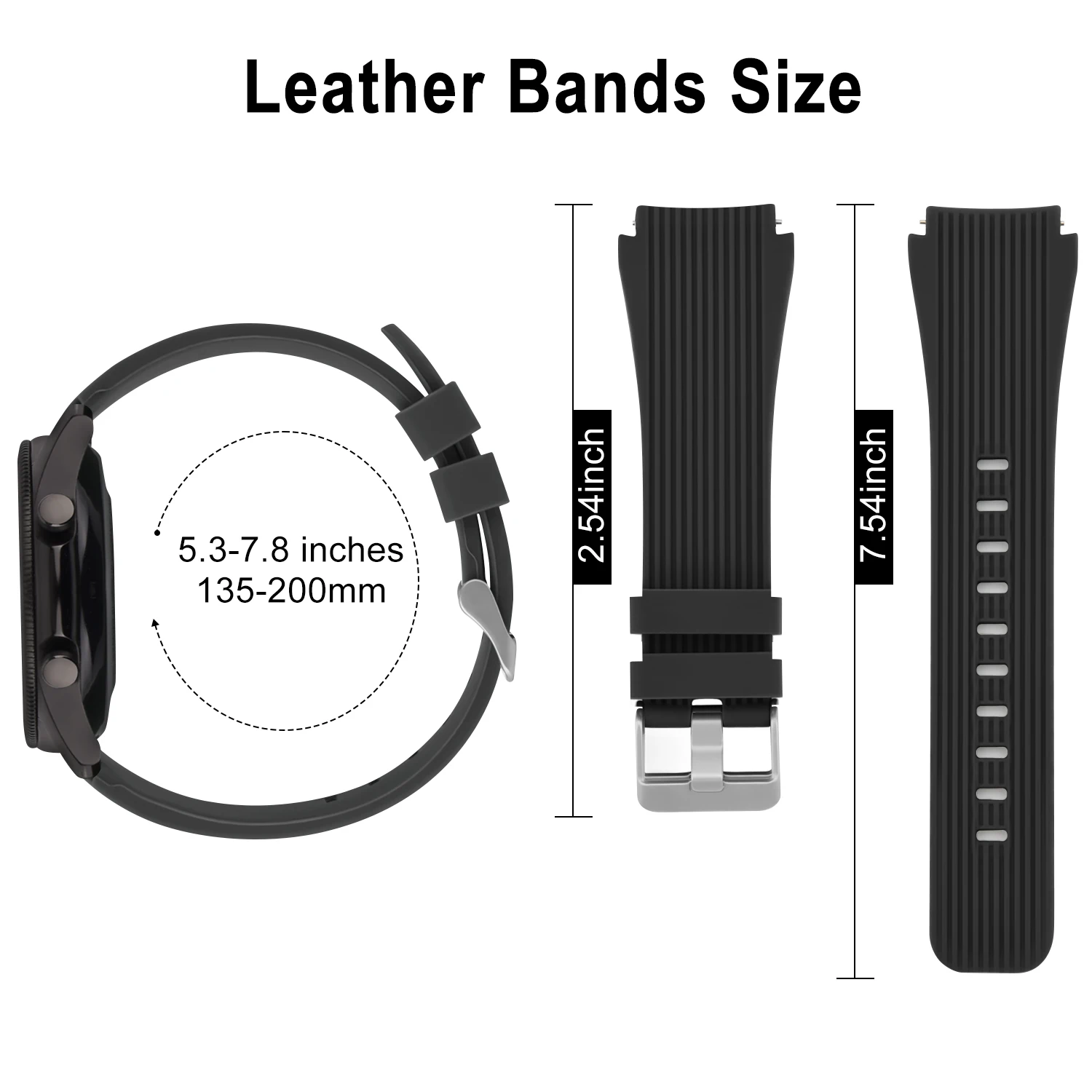 

Silicone Band 22mm Strap For Amazfit GTR 2/2e Amazfit GTR 3/3 Pro GTR 47mm Watch Band Replacement Bracelet For Amazfit GTR 4