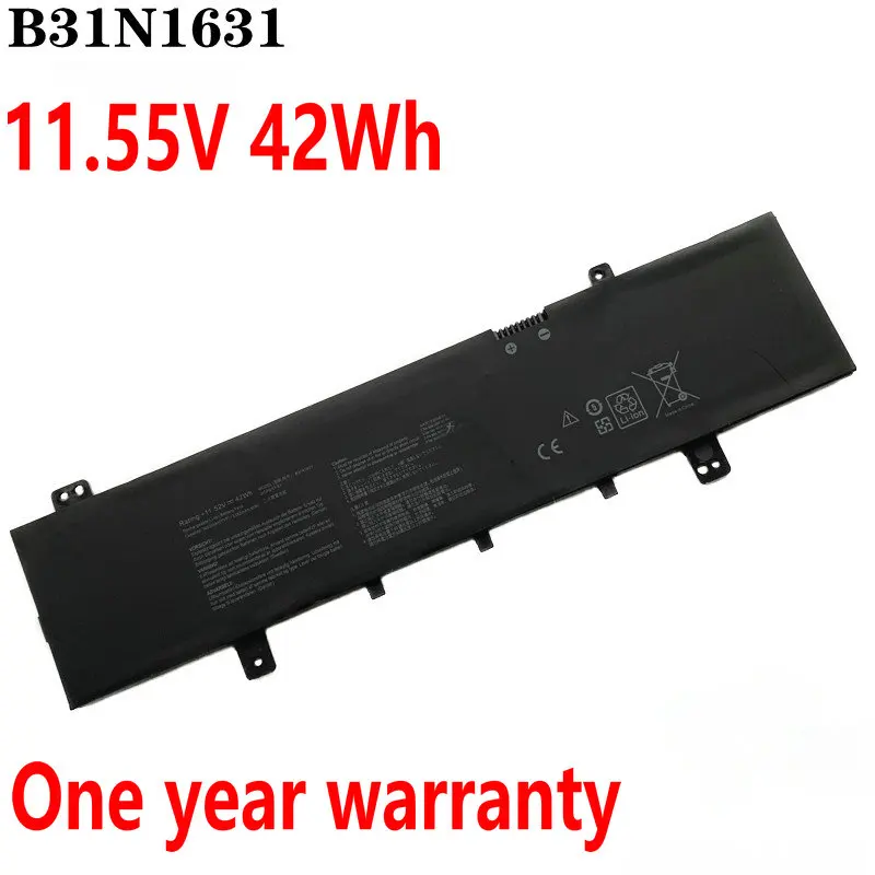 

New 11.52V 42Wh B31N1631 Laptop Battery For ASUS VivoBook 15 X505ZA X505BA X505BP F505 F505ZA F505BA X505ZA-BQ012T X505BA-1A