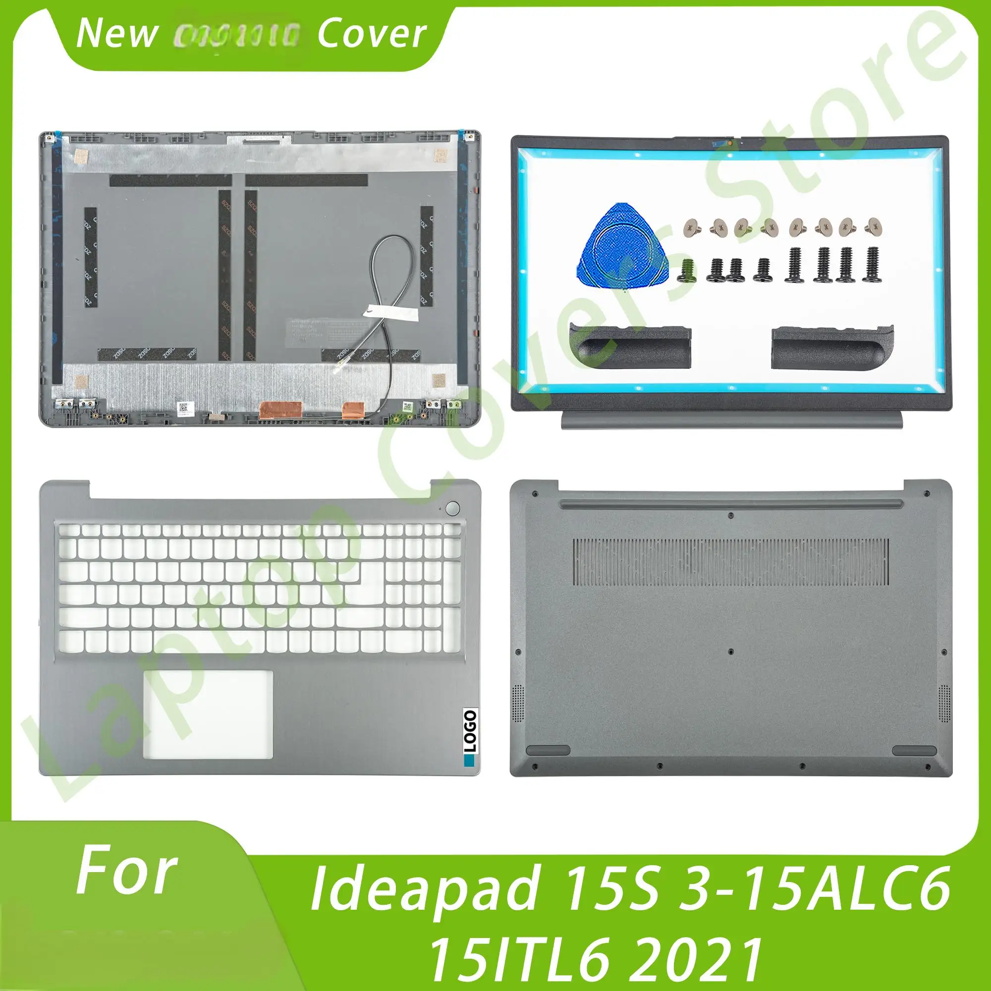 Новый чехол для Ideapad 15s 3-15ALC6 3-15ITL6 2021 задняя крышка подставка рук нижняя сенсорная