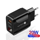 Зарядное устройство со светодиодным дисплеем и портом USB Type-C, 20 Вт