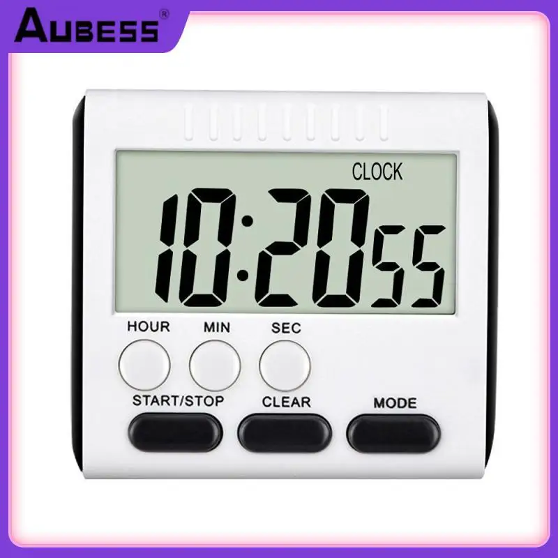 

Count-down Up Magnet Clock Multifunctional Cooking Alarm Clock Lcd Digital Display Sleep Stopwatch Clock Reminder Tool