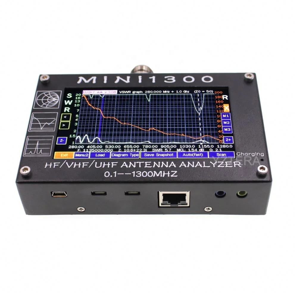 Mariosourcing Mini1300 4 3 &quotЖК-дисплей 0 1-1300 МГц Hf/Vhf/Uhf Ant Swr антенный анализатор тестер Hf
