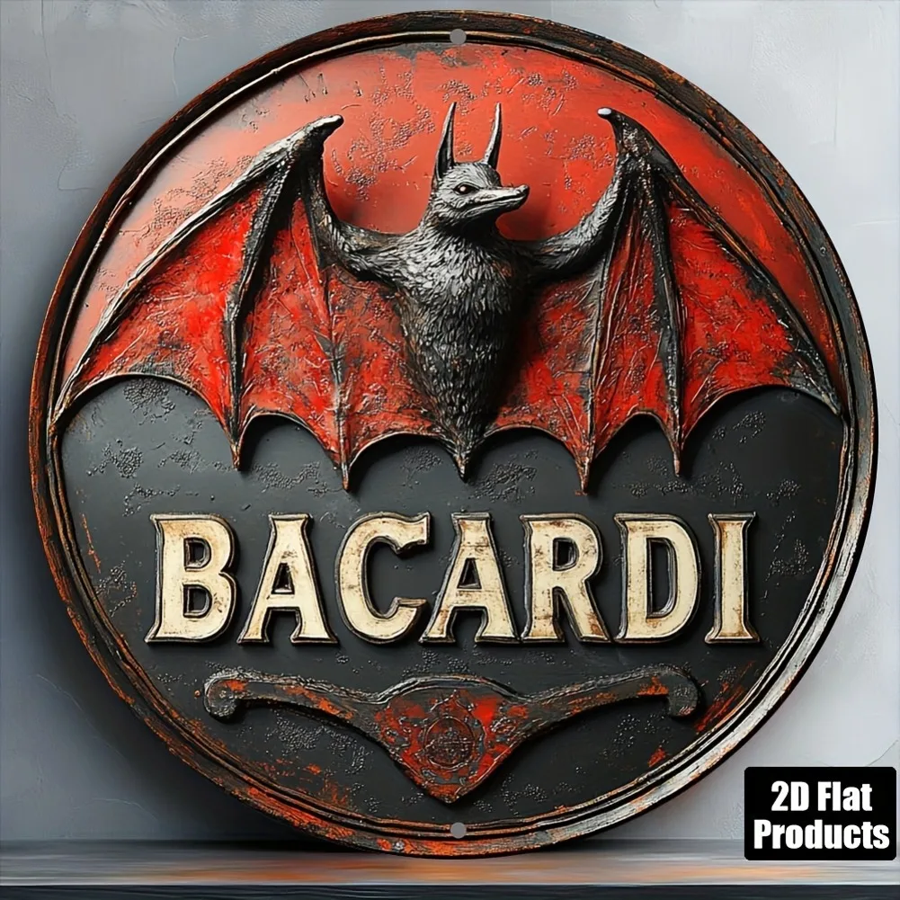 

Металлическая табличка Bacardi 8x8 дюймов