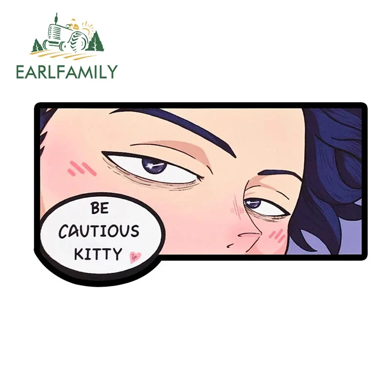 EARLFAMILY 13 см x 7 2 для аниме забавная Автомобильная наклейка Slap на окна мотоцикл