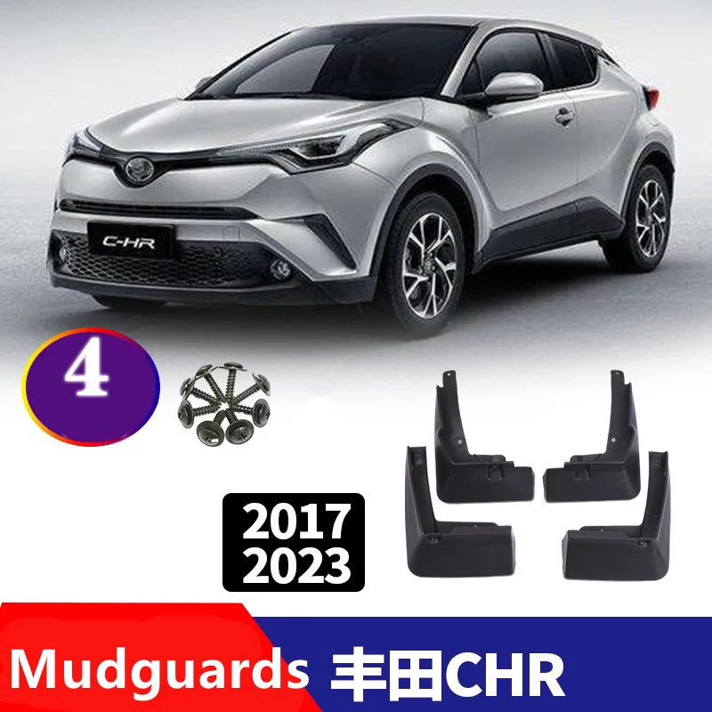 

For Toyota C-HR CHR 2016 2017 2018 2019 2020 2021 2022 2023 Mudflaps Mud Fender Guards Mudguards Mud Flaps Styline Accessories
