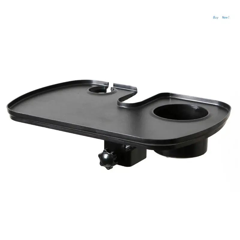 

Microphone Stand Tray, Clamp-On Music Stand Shelf for Microphone Stand Sound Card Tray with Cup Holder