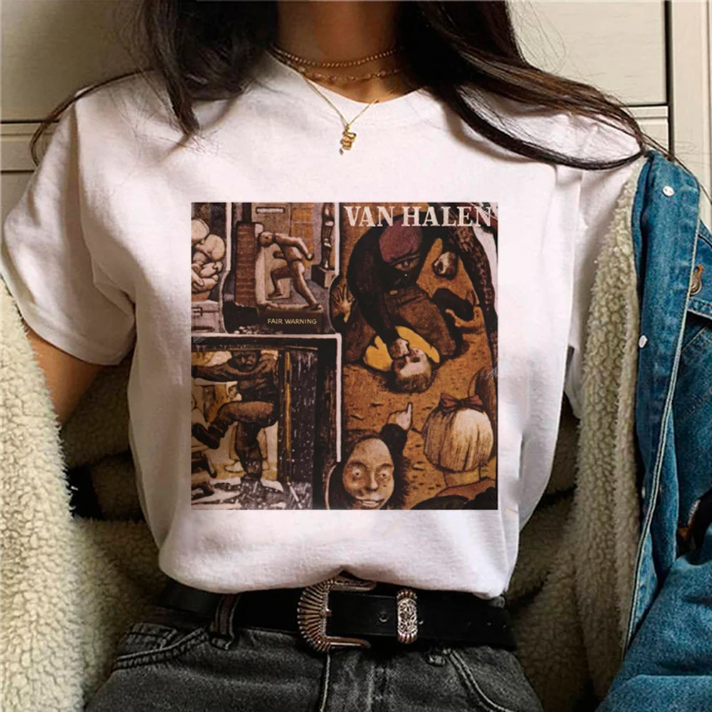 Женская футболка с принтом ван Халена