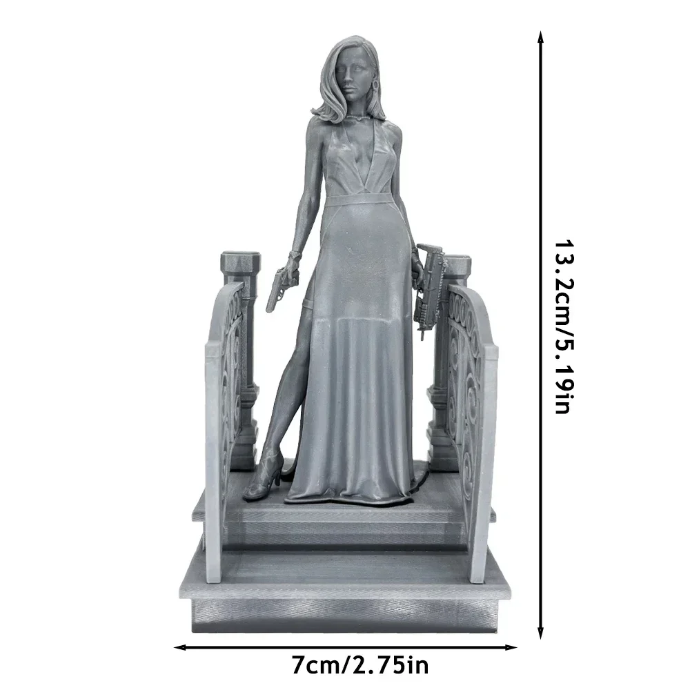 Миниатюрная фигурка из смолы Bond Girl 1:16 набор моделей Неокрашенная пластиковая